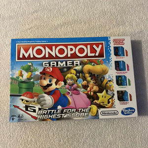 Monopoly Gamer Super Mario Board Game Blue Red